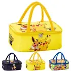 Kids Pokemon Pikachu Insulated Lunch Pack Bag Boys Girls School Food Picnic Box