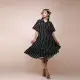 【PANGCHI 龐吉】經典條紋連身裙(2318217/91)
