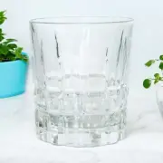 Bohemia Crystal Crystalex BOC264 Multisided Stem Double Old Fashioned Glass NEW