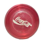 VINTAGE VERY RARE TOY MEXICAN COCA COLA YO-YO TRANSLUCENCE RED