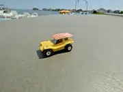 AURORA T JET AFX Thunderjet 500 1399 YELLOW DUNE BUGGY COUPE HO SLOT CAR TYCO