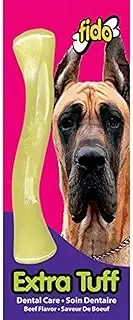 Fido's Bone Dog Dental Chew Toy Beef