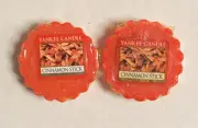 2 - Yankee Candle Wax Tarts Wax Melts Cinnamon Stick