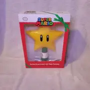 Super Mario Super Star Tree Topper 7" Christmas Decor NWT Nintendo