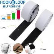 Self Adhesive HOOK and LOOP Fastener Tape Sticky Back Heavy Duty Strap Roll AU