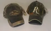 2 NEW Camo Hats Remington & Team Realtree Mossy Oak Outdoor Hunting