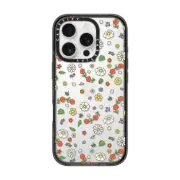 iPhone 16 Pro Impact Case Flower Power Clear by Martina Martian