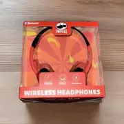 Pringles Wireless Bluetooth Adjustable Headphones w/Cushioned Ear Cups - NEW