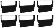 6 replacement Star Micronics NX500 black dot matrix printer ink ribbon cartridge