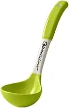 Cuchara Chinese Ceramic Spoons Heavy Deep Porcelain Large Spoons, 1Pcs Colorful Ceramic Soup Ladle Spoon Spoon(Green)