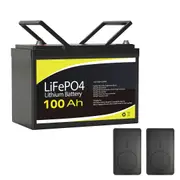 12V 100Ah Lithium Battery with Two VoltX 10000mAh Power Banks