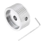 Aluminium Potentiometer Knobs 1/4"x1.2", Volume Tone Control Knobs, Silver