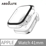 ABSOLUTE APPLE WATCH 41MM 極輕量防護高淨透鋼化玻璃保護殼-全透明 41MM