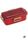 Skater Bento Box Cherry Red 530ml Antibacterial Softly Served Dome-Shaped Lid