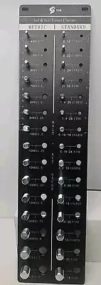 30 Holes Standard & Metric Screw Nut And Bolt Thread Checker/identifier