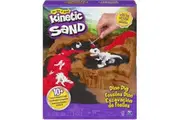 Kinetic Sand Dino Dig Playset with 10 Hidden Dinosaur Bones Kids Toy Age 6+ Gift