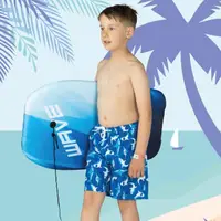 在飛比找momo購物網優惠-【Playshoes】抗UV防曬速乾男童海灘褲-鯊魚(泳褲快