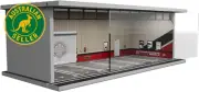 Hot Wheels Display Case - 1/64 Scale Die-Cast Model Car Display Case with LED Li