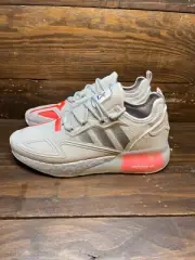 Adidas Men's ZX 2K Boost Grey Running Shoes FX7028 NASA
