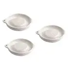 3pcs Ceramic Grater Plate Garlic Shredder Plate Ginger Grater Dish