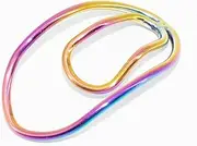 Inverted Chastity Cage Metal SM Sex Toys Flat Chastity Cage Chastity Device Chastity Lock Beginner Cage Metal Beginner Device to Prevent Erection Bondage for Men