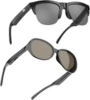 Smart Bluettooth Glasses - 2 Pack Smart Polarised Sunglasses, Listening to Music and Calls with Built in Speakers, UV Protective Sport Audio Glasses for Men & Women for Camping, City Walk, Daily