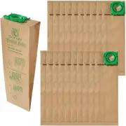 CF Clean Fairy 20pack Vacuum Filter Bags Compatible with Windsor Sensor Brown