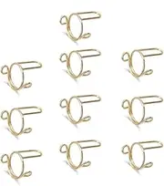 Poemtian 10PCS Nail Ring Manicure Tools Nail Art Ring DIY Manicure Jewelry Ring Decor Nail Art Accessories