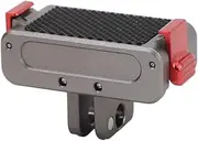 XUMIUZIY Magnetic Adapter Mount for Action 4 5 Action Camera, Camera Foldable Magnetic Adapter Mount, with 1/4 Inch Screw Hole & 2 Prong Clamp/Holder