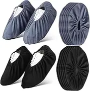 BELLIFFY 8 Pairs Thickened Shoe Covers Non Slip Washable Boot Covers for Adults Protection for Indoor Home Office Travel Versatile and Comfortable Footwear Guard