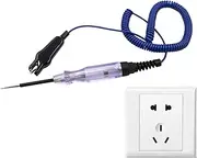 Test Light Automotive | Voltage Circuit Tester Heavy Duty 6-24V Test Light | Fuse Pen with Extended Spring Wire Probe Electric Tool for Truck