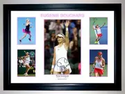 EUGENIE BOUCHARD WOMENS TENNIS SUPERMODEL 5 PHOTO COLLAGE SIGNED PRINT OR FRAMED