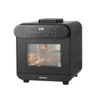 Devanti 15L Steam Air Fryer Oven 1600W LCD 8 Presets + Pizza Pan & Grill Rack