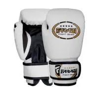 Farabi 4-oz Kids Boxing Gloves Punching Bag Pad Workout Gloves White Kickboxing