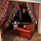 Wholesale Lot 2 To 40 Piece's Silk Sari Patchwork Curtain Drape Window Decor