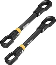 2 PCS E Bike Adapter Fits Up to 100lbs for E Bike Hitch Platform Rack, Adjustable Bike Rack Bar with Rubber Hooks, Adapt Diverse Bike Frames, Women's BMX & Non-Standard Frames