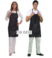 Black Groomer Barber HairStylist Chemical Stain & WaterProof APRON Smock Bib