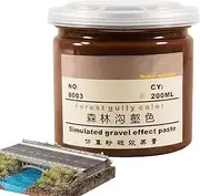 Basing Mud for Miniature - 200ml Simulation Sand Mud Effect Miniature Basing - Crafting Beginners Making Plain Wilderness Desert Scenery Tool for Home, School