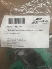 PSHS-4852-10 - ConcealFab PIM Shield Hybrid Snap-In 48-52mm 1-5/8-in (Kit of 10)