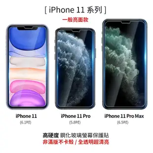 【快速出貨】 iPhone 11 XS Max XR 8 7 6S 9H 高硬度鋼化玻璃貼 保護貼 (5.5折)