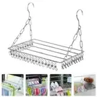 Creative Hanging Drying Rack Stainless Steel Underwear Socks Clip Laundry