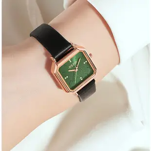 ❤現貨+聊聊開預購❤JULIUS 聚利時 JA1370 水晶方錶 女錶 真皮手錶