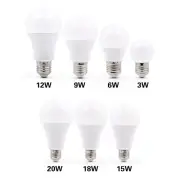 Plastic E27 LED Bulb Lights E27 Lamp Bulb LED Light Bulbs LED Bulb Dimmable
