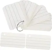 DOITOOL 1 Set Blank Index Cards Portable DIY Cards for Crafts Note Taking and Memory Lightweight Paper for and Writing for School and Office Use