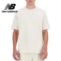 在飛比找蝦皮商城優惠-【New Balance】 NB 棉質短袖上衣_男性_杏色_