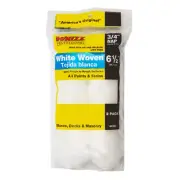 Whizz 44320 White Woven Shed-Resist Mini Paint Roller Cover 6.5 W x 3/4 Nap in.