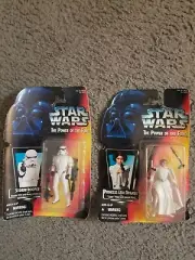 Kenner Star Wars Leia & Stormtrooper Figures (Sold As Pair)