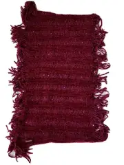 Fashion by Mirabeau NWT Sparkle Chenille Infinity Scarf w/Fringe and Sequins