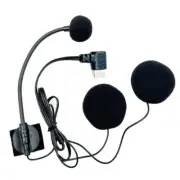 Omnidirectional Half Hooded Helmets Mic with Boom for Motorcycle 32Ω Speaker