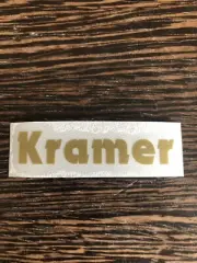 Kramer Guitar Vinyl Headstock Decal - GOLD